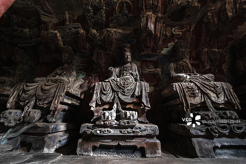 重庆大足石刻图片素材