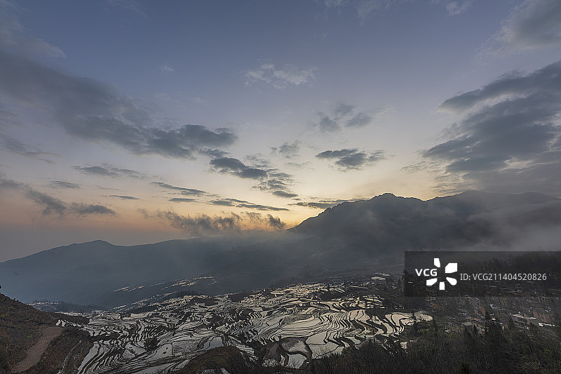 云南元阳梯田风光图片素材