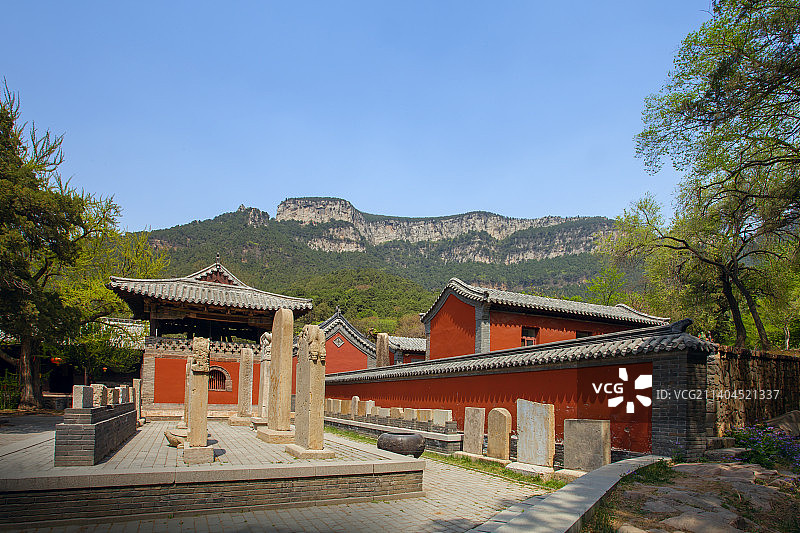 灵岩寺九如山图片素材