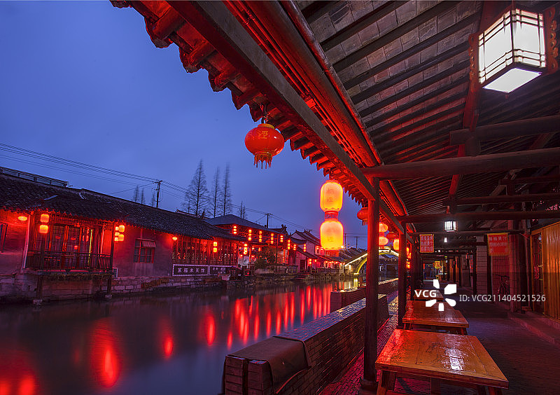 上海枫泾古镇图片素材