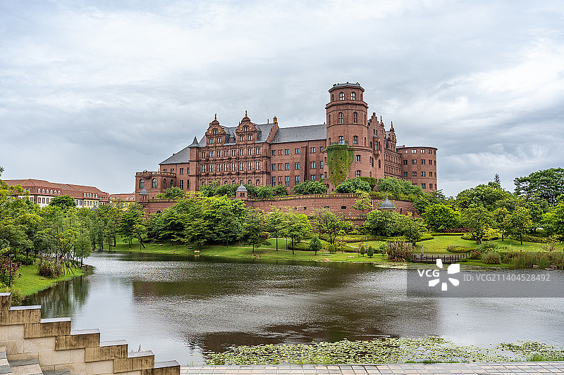 广东东莞华为松山湖小镇建筑风景图片素材