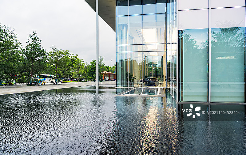 广东东莞华为松山湖小镇建筑风景图片素材