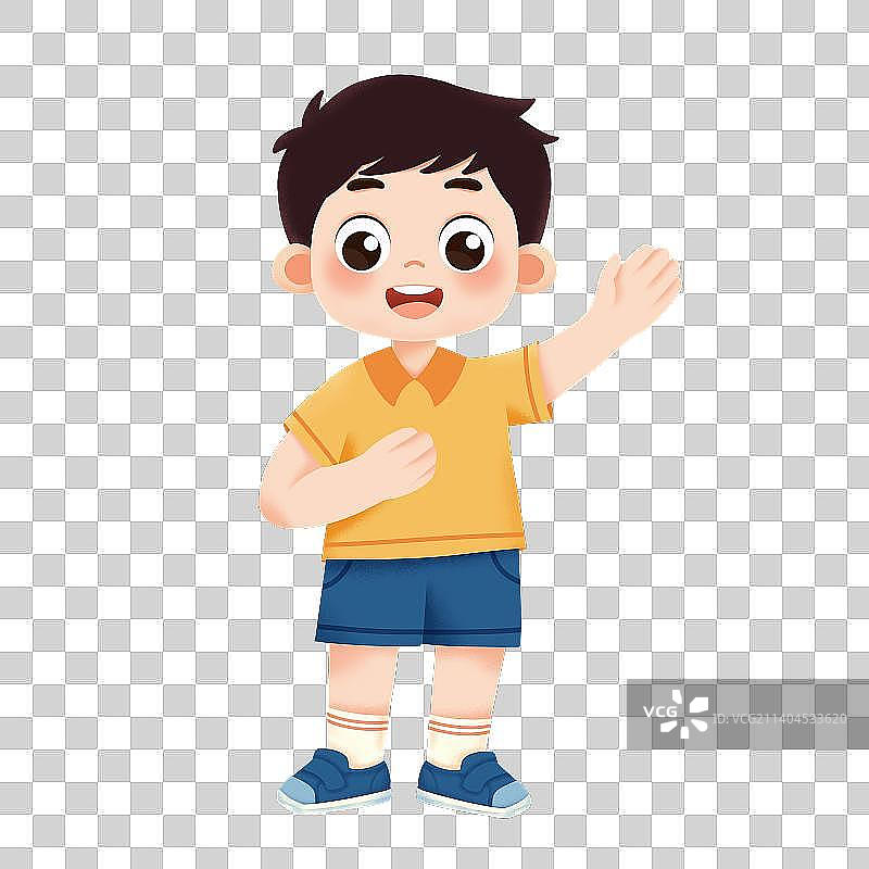 可爱的小男孩图片素材