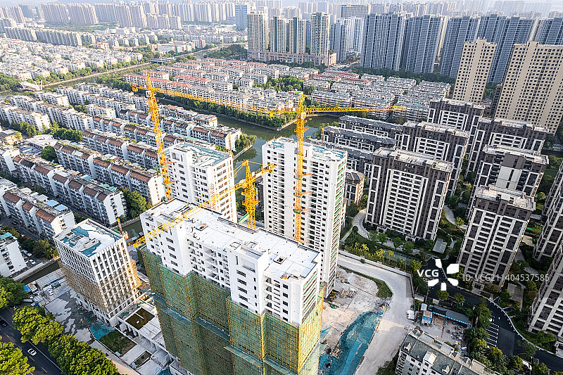 建设中的高楼图片素材