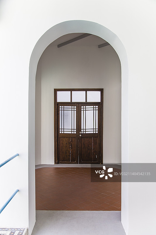 仿古风格木门图片素材