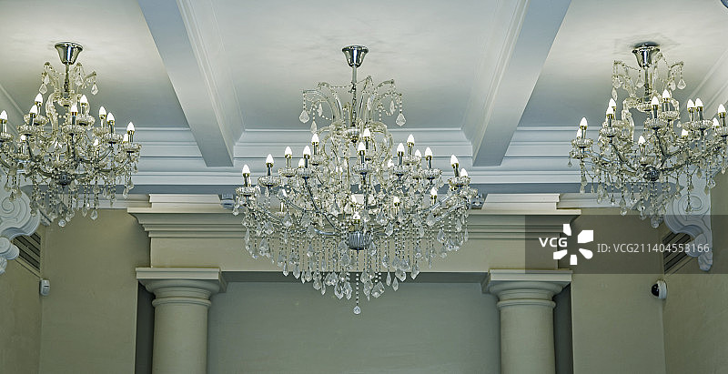 室内欧式古典吊灯图片素材