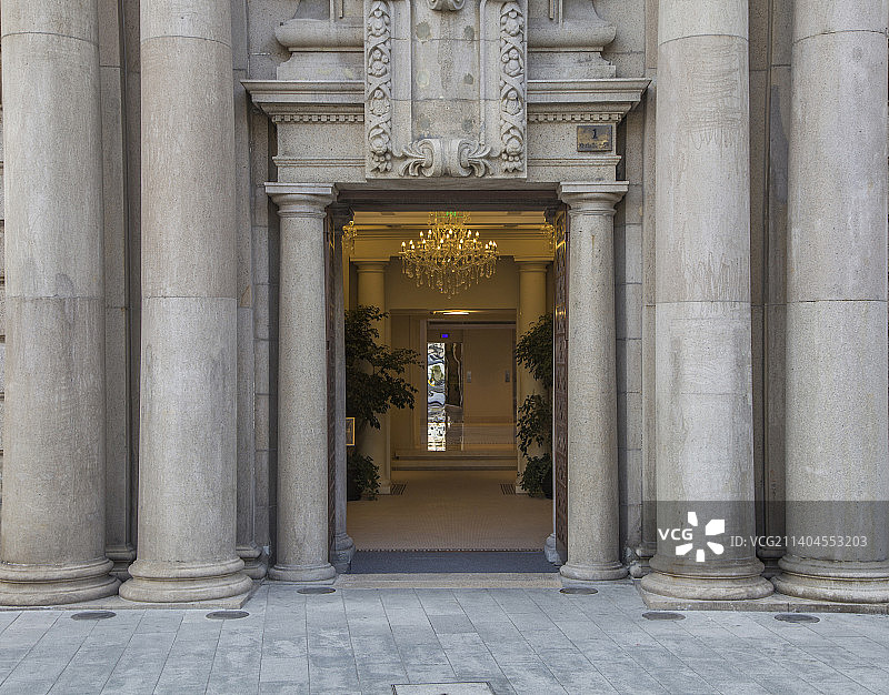 欧式建筑大门图片素材