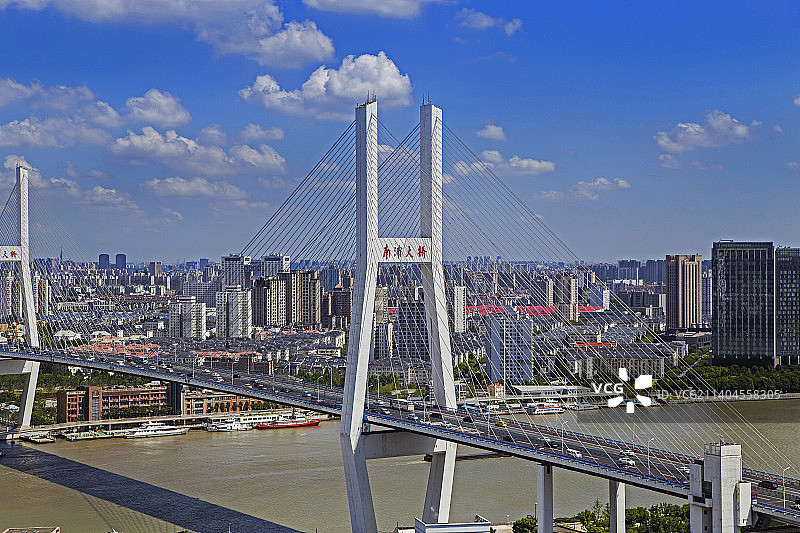 上海南浦大桥风光图片素材
