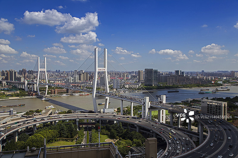 上海南浦大桥风光图片素材