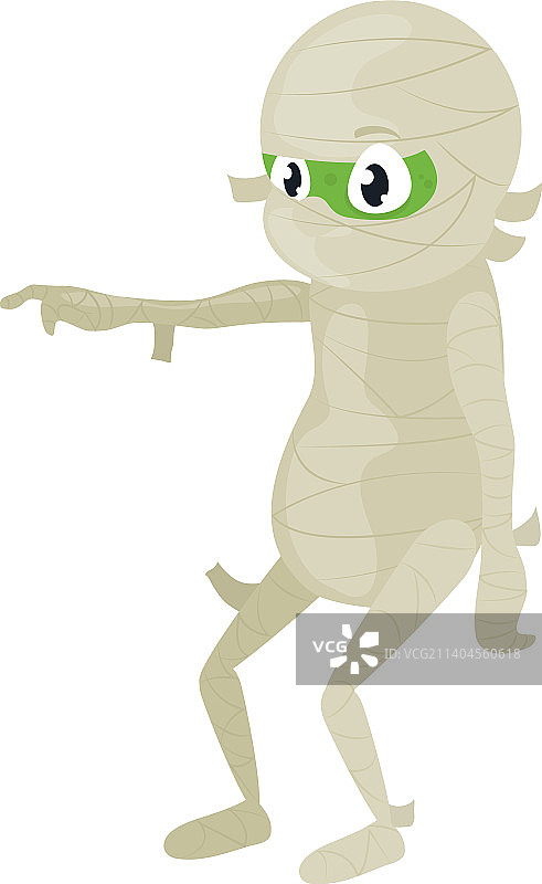 卡通木乃伊角色图片素材