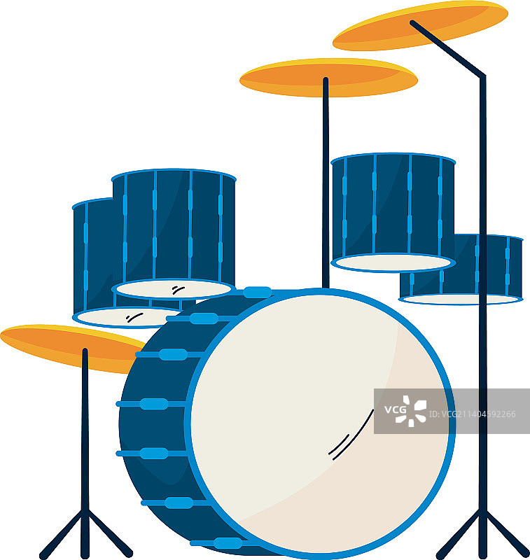 蓝色鼓设计图片素材