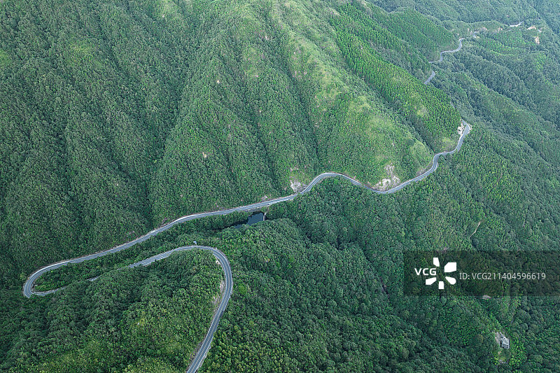 粤北韶关乳源南岭G323公路图片素材