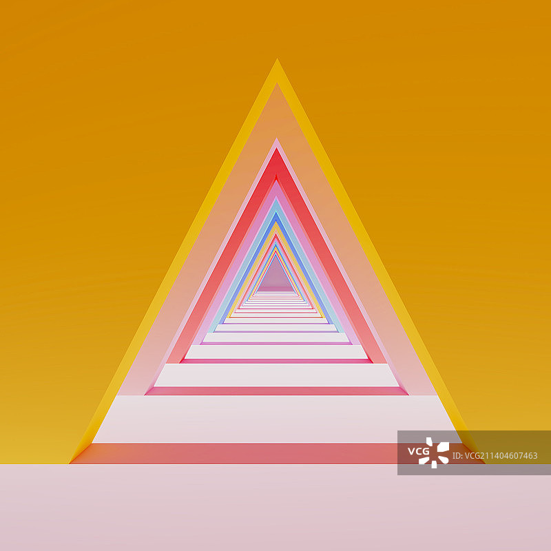 五彩三角通道图片素材