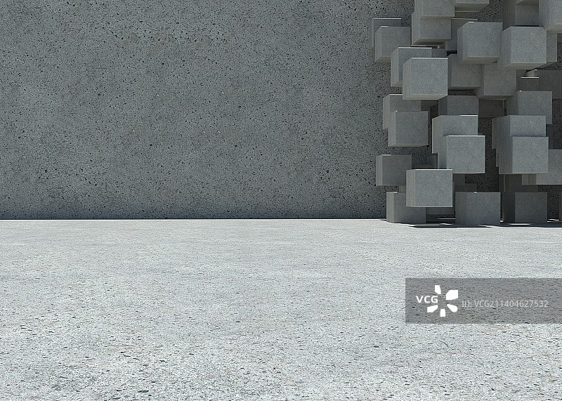 超现实混凝土背景墙图片素材