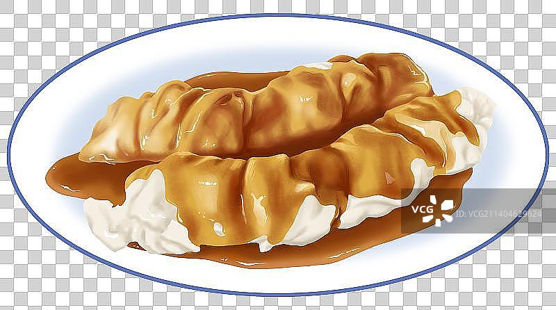 南宁小吃卷筒粉图片素材