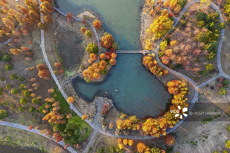 杭州萧山：湘湖风光图片素材