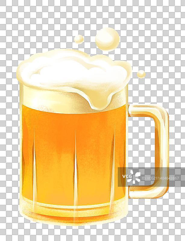 啤酒元素插画图片素材