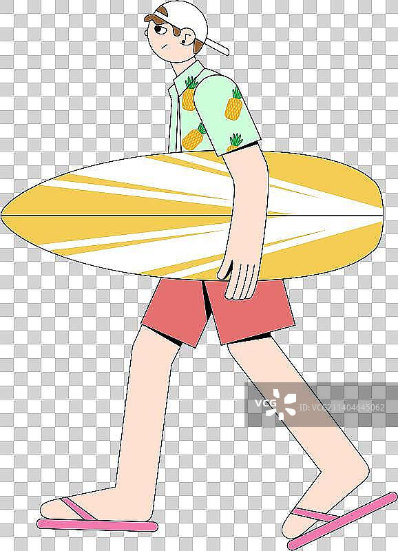 冲浪男孩图片素材