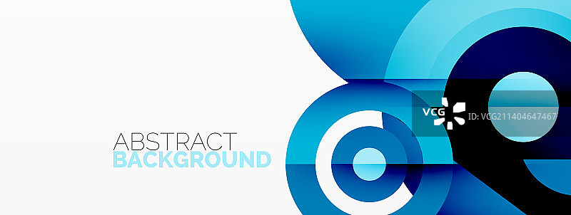 环形和圆形几何抽象背景图片素材
