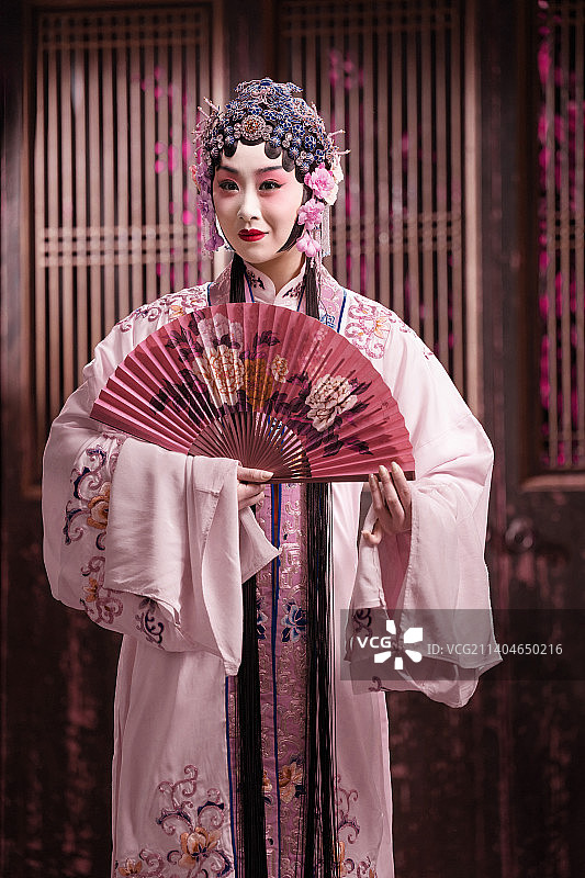 京剧演员戏曲表演图片素材