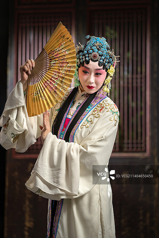 京剧演员戏曲表演图片素材