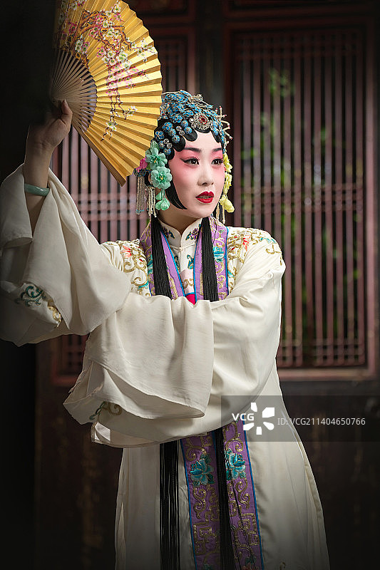 京剧演员戏曲表演图片素材