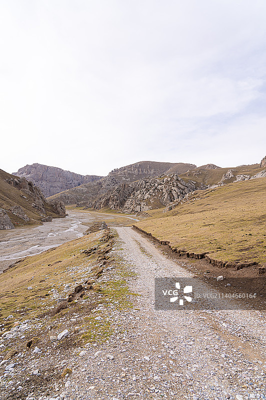 中国西北青海天峻县神湖之源图片素材