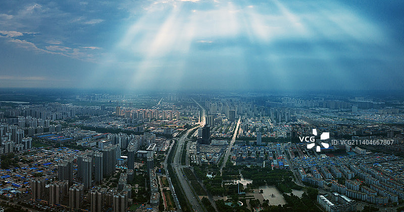 万丈霞光图片素材