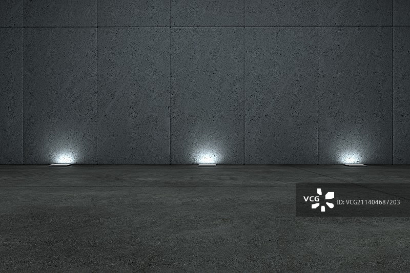 灯光下的质感路面图片素材