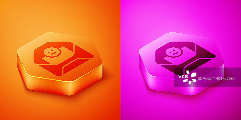 2.5D信封与情人节爱心图标图片素材