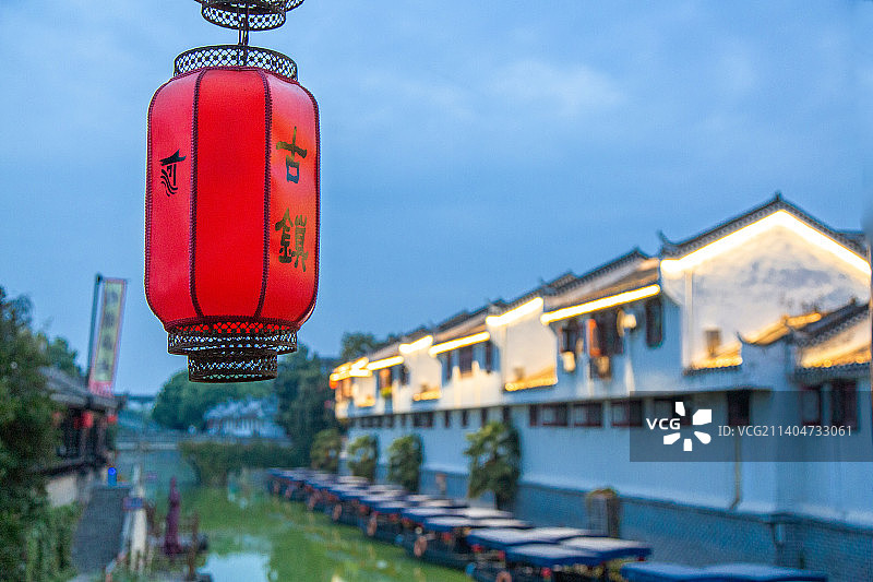 中国安徽省合肥市“三河古镇”风光图片素材