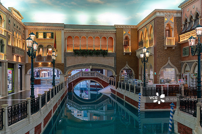 威尼斯人大运河街景图片素材