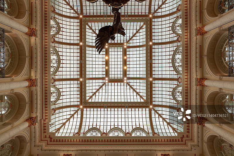 澳门伦敦人英式建筑内部空间与穹顶图片素材