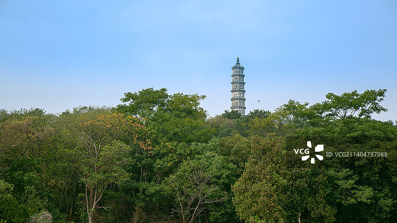 中国安徽省合肥市“巢湖姥山岛”风光图片素材