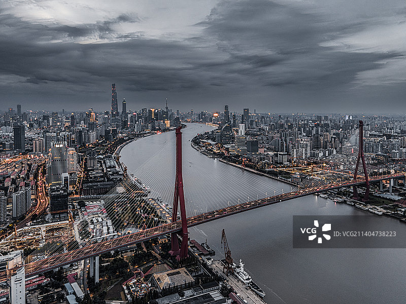 杨浦大桥 Yangpu Bridge图片素材