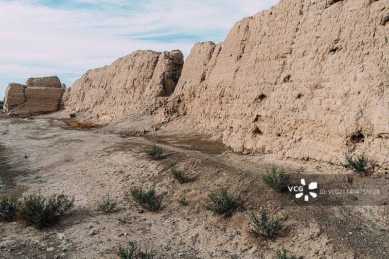 敦煌破城子遗址图片素材
