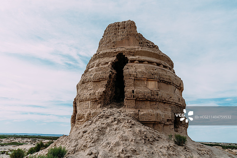敦煌锁阳城遗址图片素材
