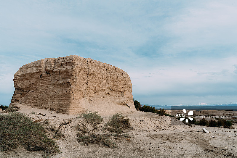 敦煌锁阳城遗址图片素材