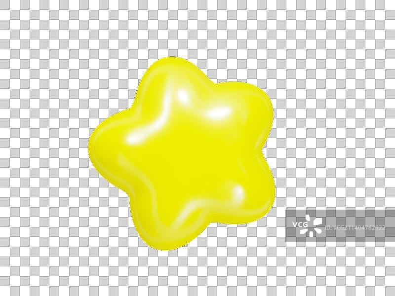 立体 3D 五角星 星星图片素材