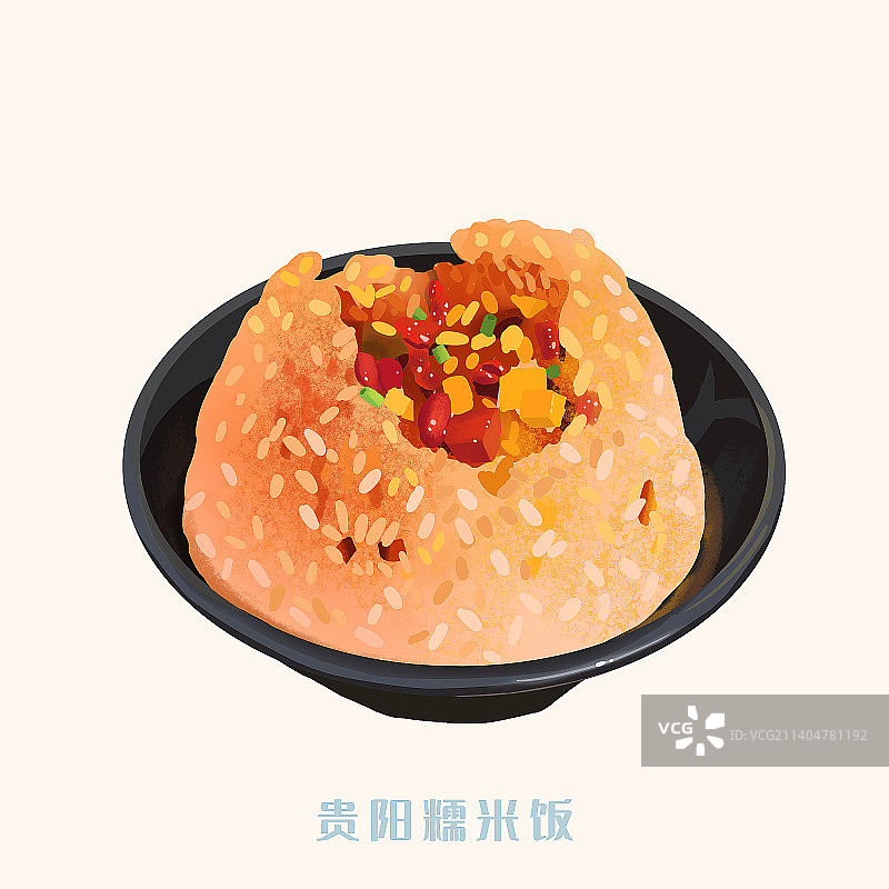 贵阳美食贵阳糯米饭图片素材