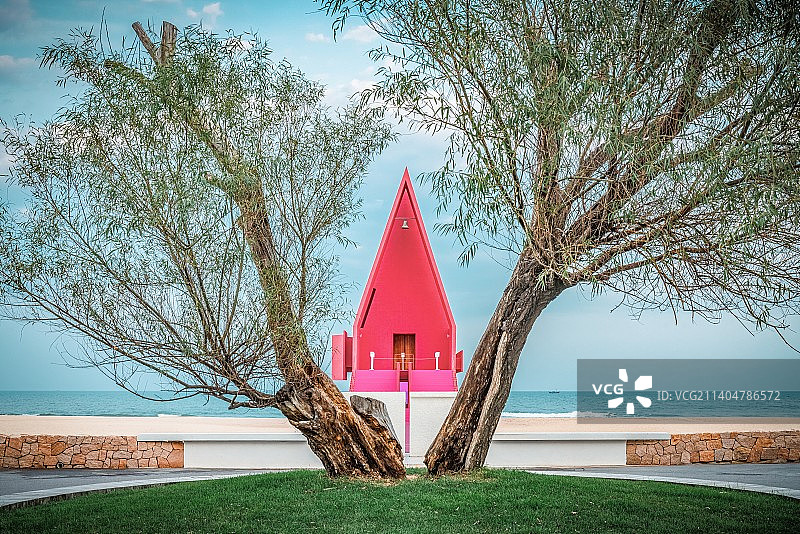 秦皇岛阿那亚礼堂图片素材