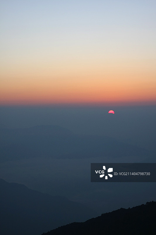 印度老虎岭日出图片素材