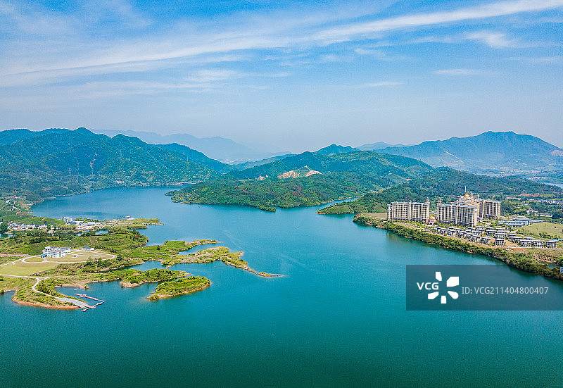 黄山脚下 太平湖图片素材