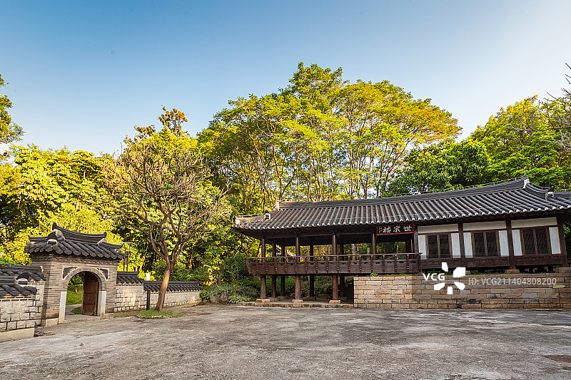 广东省广州市越秀公园世宗楼风景图片素材