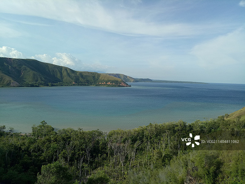 印度尼西亚，大海和天空的风景图片素材