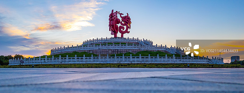 江宁百家湖凤凰广场图片素材