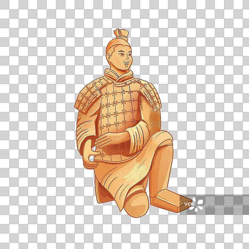 兵马俑元素图片素材