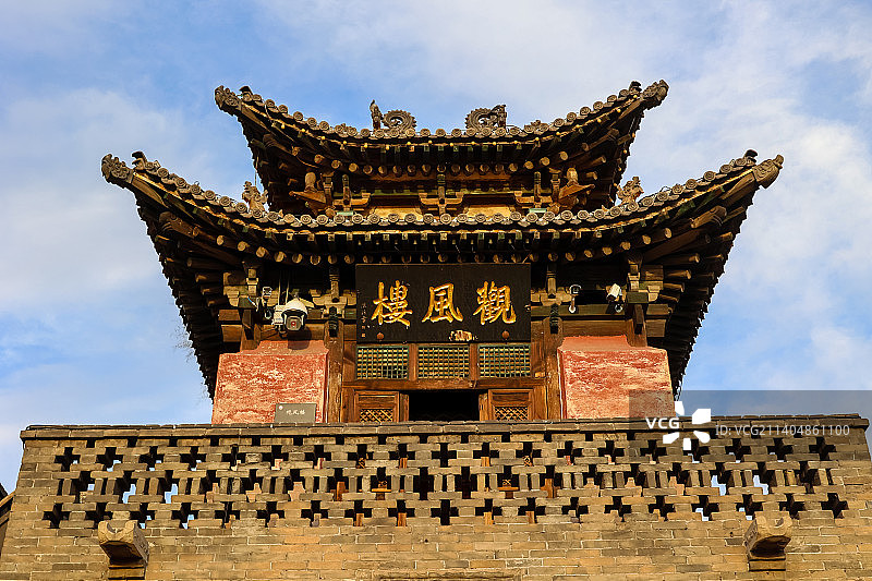 山西平遥古城建筑图片素材