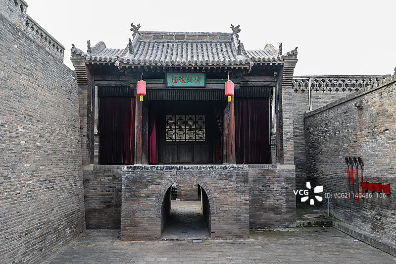 山西平遥古城建筑图片素材