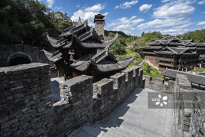 重庆彭水蚩尤九黎城风景图片素材